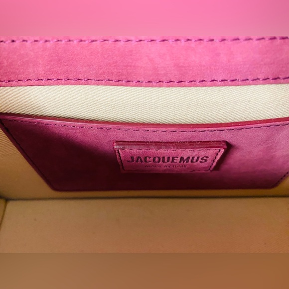 Jacquemus Le Bambinou Grand Burgundy Suede Authentic w/ Tag - Picture 11 of 17